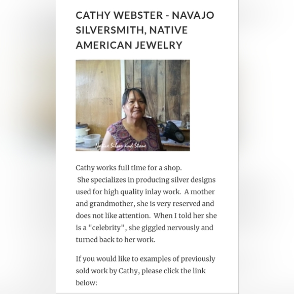 Sterling Silver Navajo Chrysocolla Earrings - Picture 5 of 7